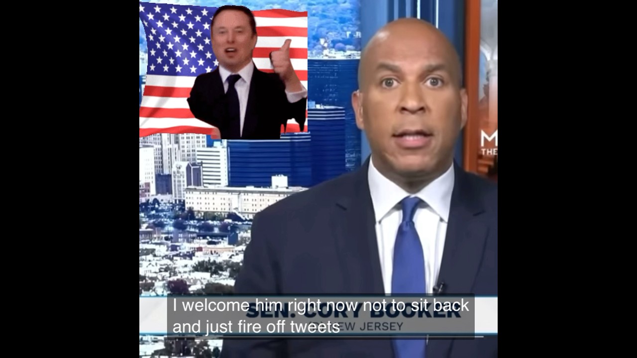 🇺🇸 Cory Booker “I welcome Elon Musk.”