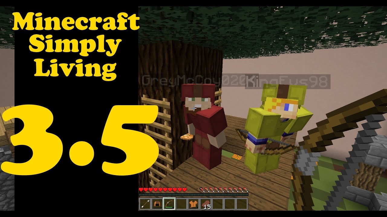 Simply Smp Simply Living SMP #3.5 Arrow Arena w/TheKingEvs,GregTheGamer - YouTube