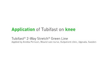 Learn how to apply Tubifast on a knee