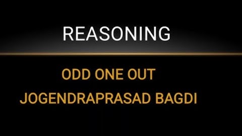 SSC CGL Reasoning Odd One Out #reasoning #oddoneout #SSCCGL #trending #viral