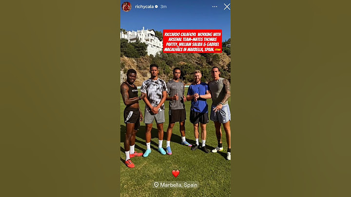 Riccardo Calafiori & #Arsenal team mates Thomas Partey, William Saliba & Gabriel Magalhães in Spain