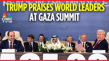 President Trump and Regional Leaders Sign Gaza Peace Deal During Egypt Summit | Israel Hamas | N18G