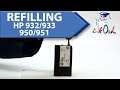 How to refill HP 932, 933, 950, 951 Ink Cartridges