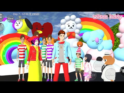 Takagi Bawa Yuta Mio dan Sakura ke Rumah BT21 Ketemu Yuta Masa Depan😍😱 | SSS | Game Wilson Kiddy