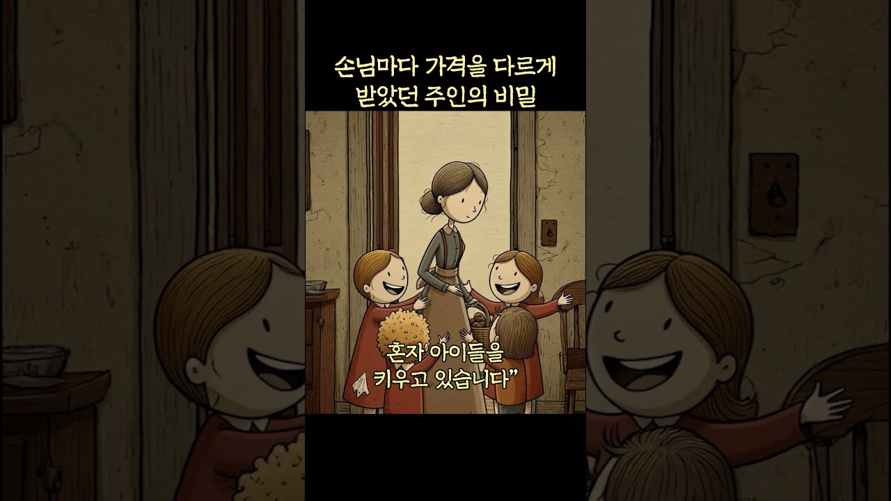 손님마다 가격을 다르게 받았던 주인의 비밀 #shorts #인생 #행복 #자존감 #글귀 #책 #인간관계 #마인드셋 #명언 #조언