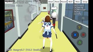 gameplay amai on school girls simulator