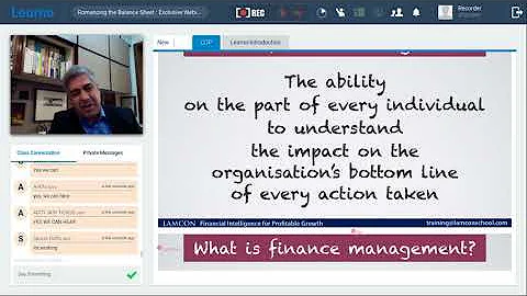 [Webinar] Romancing the Balance Sheet by Dr Anil Lamba (2018)