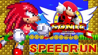 Мульт TAS Sonic Megamix v40b Speedrun as Knuckles