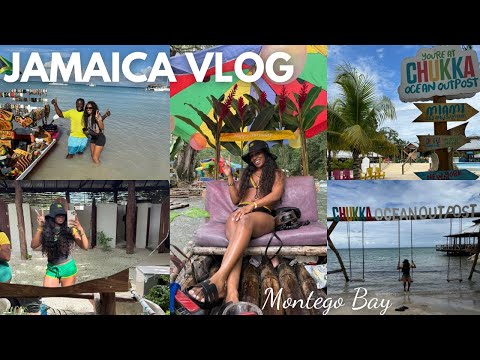 MONTEGO BAY JAMAICA TRAVEL VLOG ♡ RIU Resort, River Rafting, Zip Lining & Snorkeling Party Cruise 🇯🇲