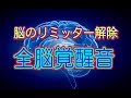 脳のリミッター解除　全脳覚醒音