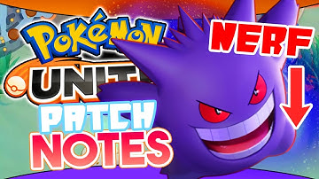 Pokemon Unite PATCH NOTES - GENGAR CINDERACE NERF VENASAUR CHARIZARD BUFFED! #PokemonUNITE