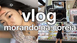 Vida Na Coreia Vlog Minha Primeira Câmera Como Treino O Meu Ingles Cozinhando Daily Makeup Etc