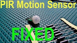PIR Motion Sensor False Positive Fix!