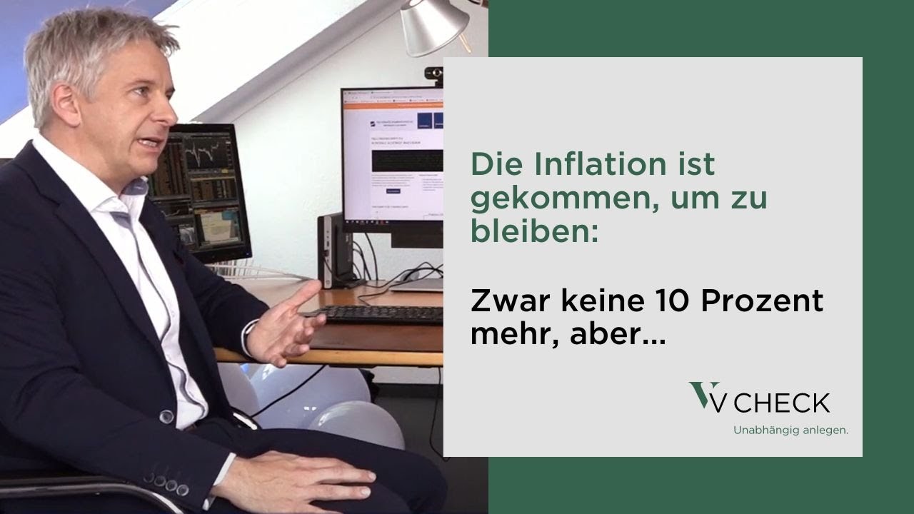 Die Inflation ist gekommen, um zu bleiben: Zwar keine 10 Prozent mehr ...