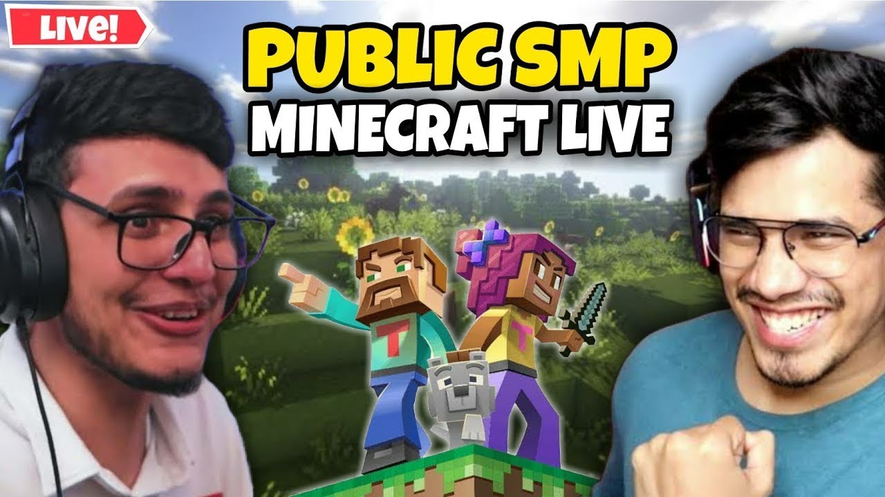 MINECRAFT PUBLIC SMP LIVE HINDI | JAVA + PE 24/7 | CRACKED SMP | FREE ...