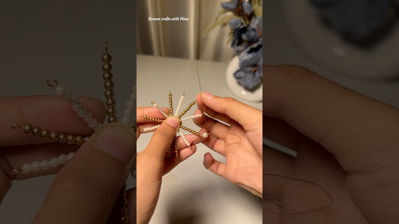Diy jhumka earrings 😱 