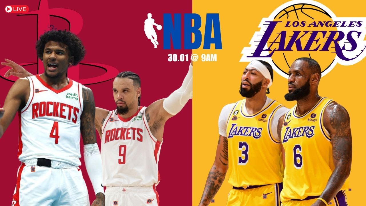 Los Angeles Lakers vs Houston Rockets NBA Live Today | Just Play TM ...