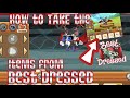 How to take the items from best dressed secret  bandits animal jam