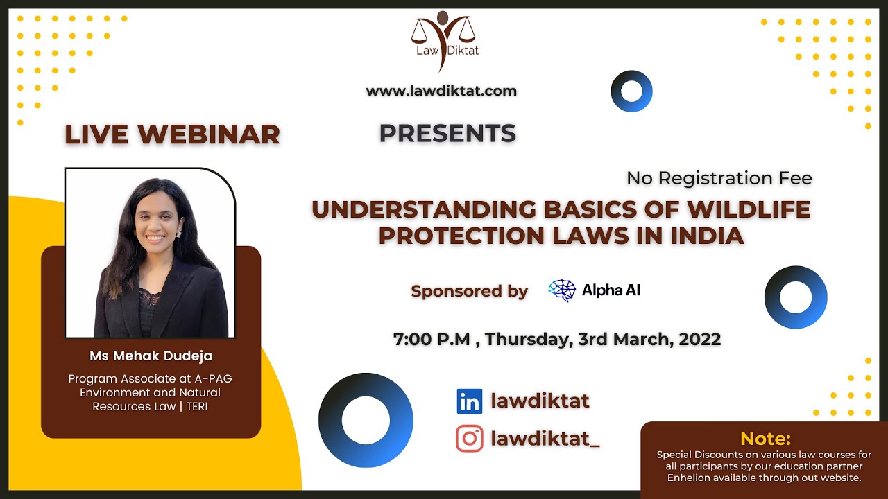 Understanding basics of wildlife protection laws in India