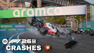 F1 2026 ULTRA REALISTIC CRASH COMPILATION (2026 SEASON MOD) 💥#9