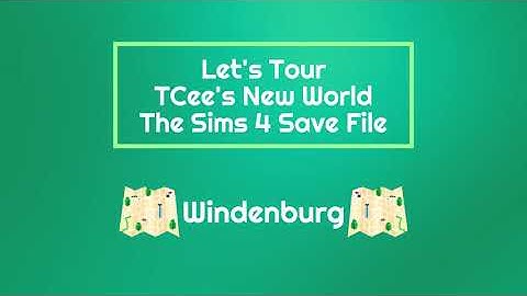 Sims 4 Save File: TCee