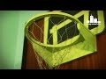 DIY wooden basketball hoop for the door