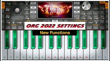 ORG 2022 (Piano) Setting Tutorial | New Update All Features | Musical Aniket