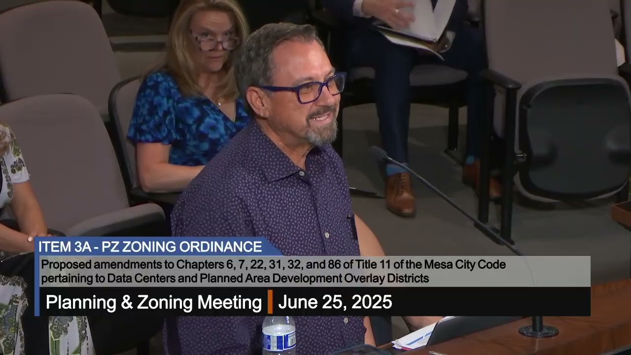Mesa Planning Board approves data center ordinance 6-1, advances to city council July 1