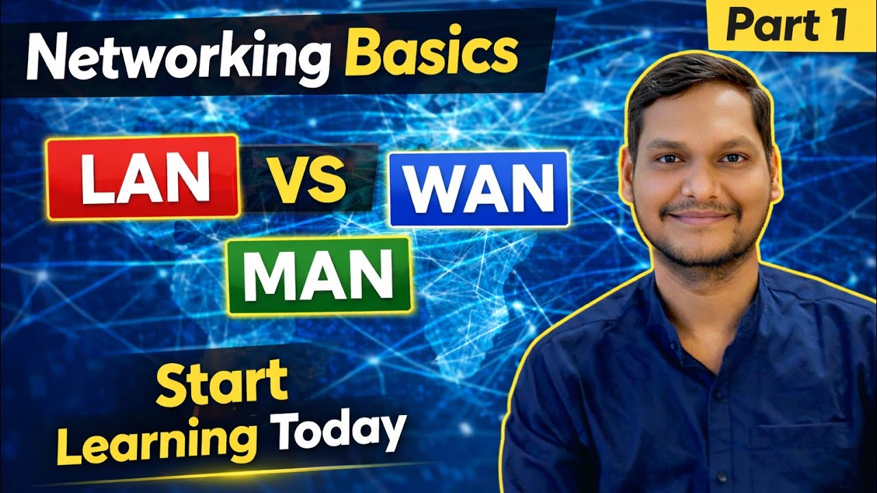 LAN, MAN, WAN Kya Hai? | Types of Computer Networks Explained in Hindi ...
