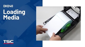 DH Series 4-inch Printer: Loading the media