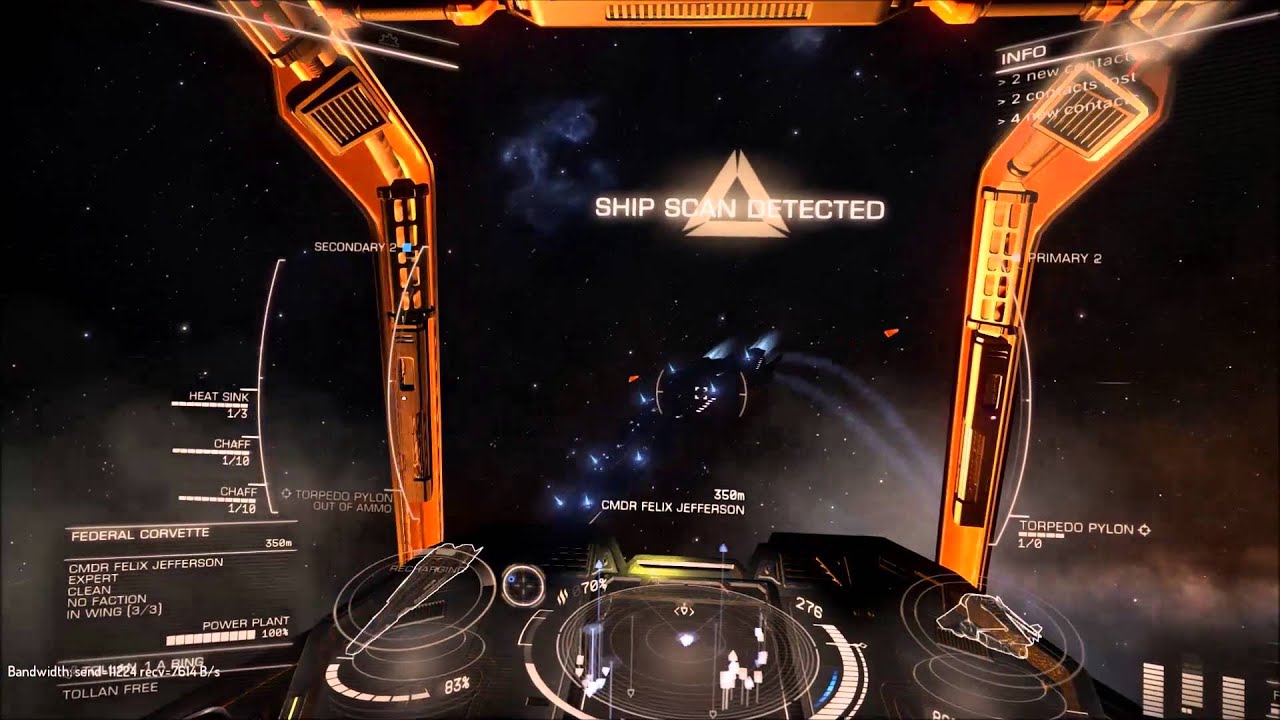 PvP: Stealth Torpedo Bombing Run on Federal Corvette