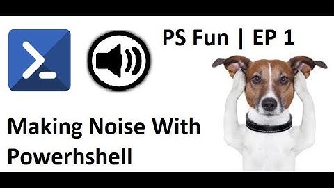 PS Fun 1 | Making you computer go beep!