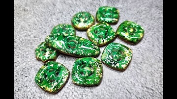 How to make buttons and earrings with polymer clay - a quick demo video for your inspiration!