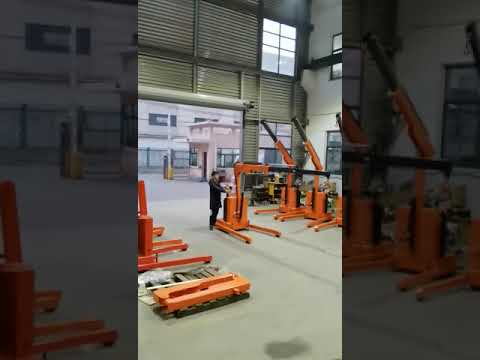 Operation video of 1t Fully Electric floor crane