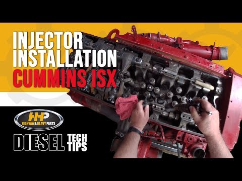 How To Diesel Injector Installation Cummins ISX Highway