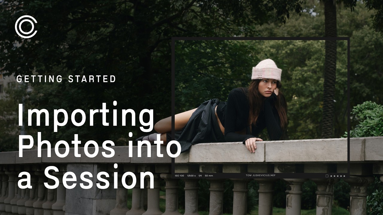Importing Photos into a Session | Getting Started | Tutorial - YouTube