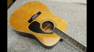 Vintage 1980's madeYAMAHA FG-200D Orange Label Acoustic Guitar