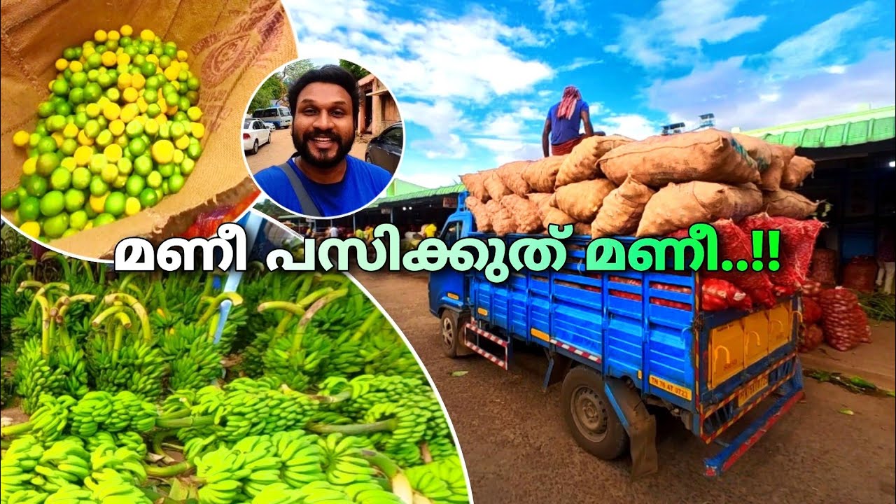 മണീ..!!പസിക്കുത് മണീ.!! തമിഴ്‌നാട്ടിലെ പച്ചക്കറിക്കയറ്റുമതിച്ചന്ത.!! | Pavurchatram vegetable market