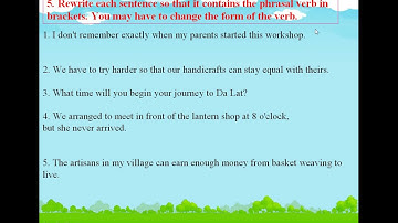 ENGLISH 9 - UNIT 1 - LOCAL ENVIRONMENT - LESSON 7 - LOOKING BACK AND PROJECT