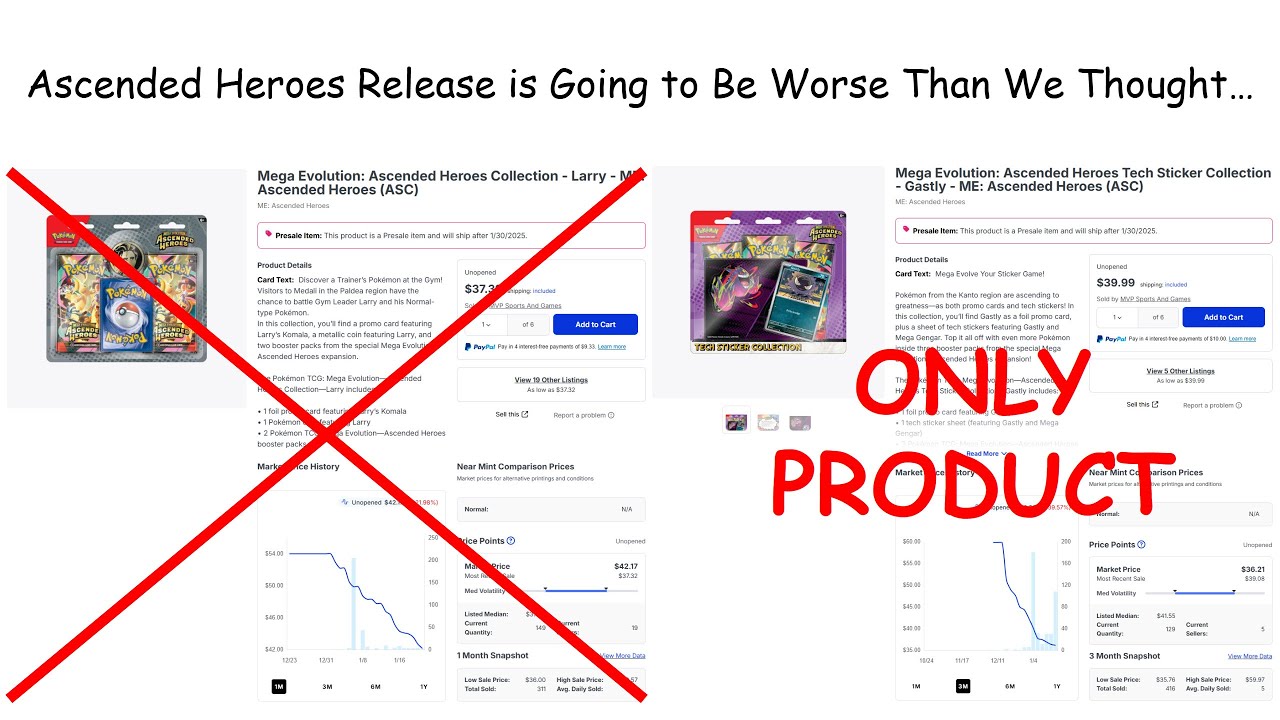 Ascended Heroes Release is Going to Be Worse Than We Thought YouTube
