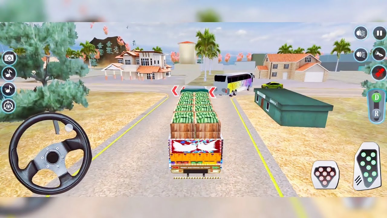 Off-road Bus simulator game, Mountain Bus simulator game Mountain Bus Driving direction video 📱🎮🎮🎮🕹️