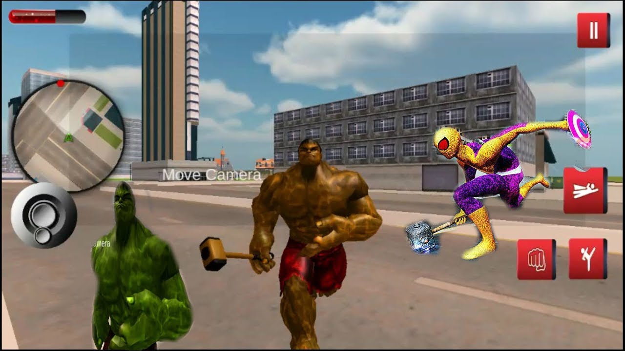 Multi Incredible Super Monster Heroes Crime City Appitix Action  GamePlay video for Android