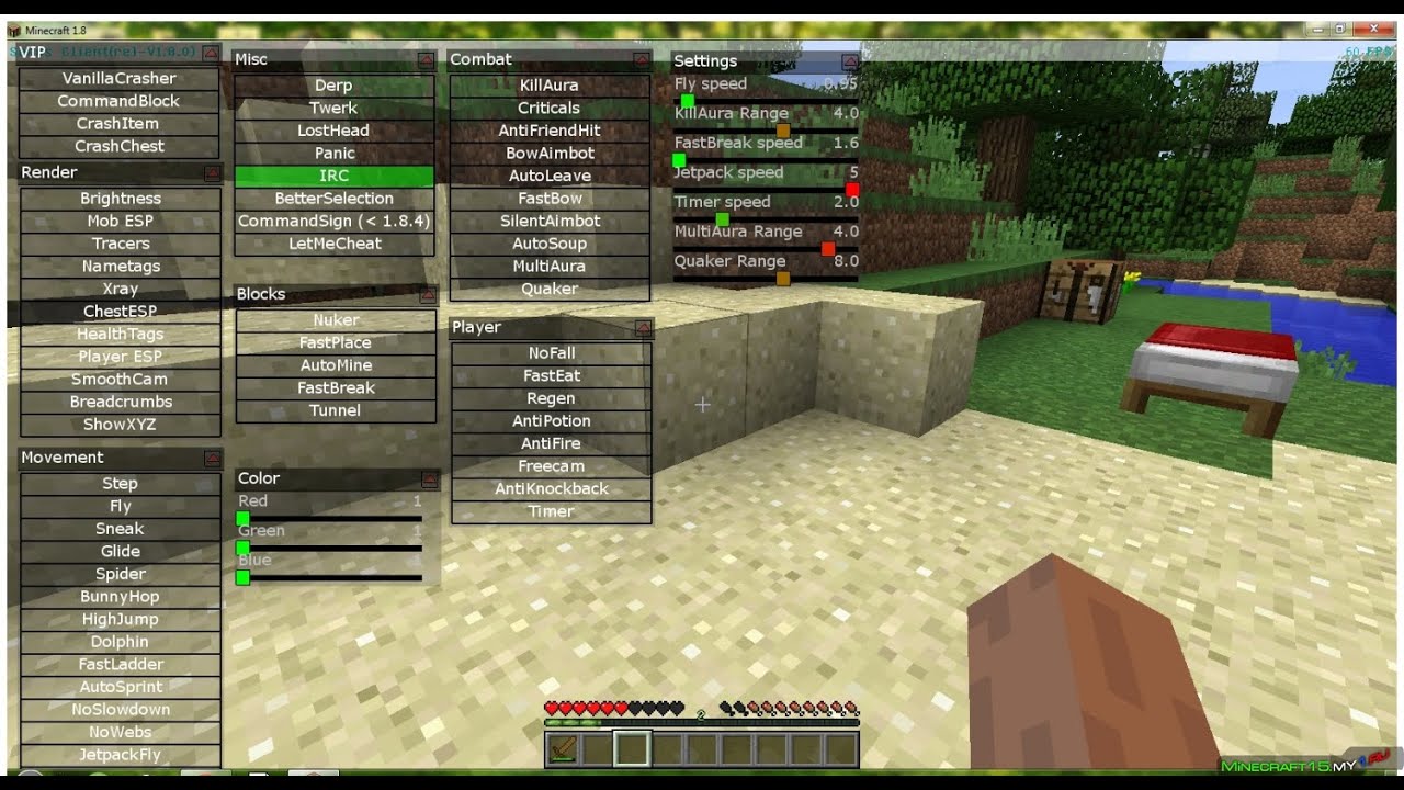 читы на майнкрафт 1.8.9 на компьютер #9