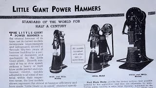 100 LB Little Giant Power Hammer (trip hammer) #history #antique #tools #education