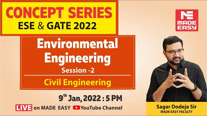 Activated Sludge Process | For GATE & UPSC ESE | Civil Engineering | By Sagar Dodeja Sir | MADE EASY