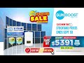 Sunboost  stocktake sale