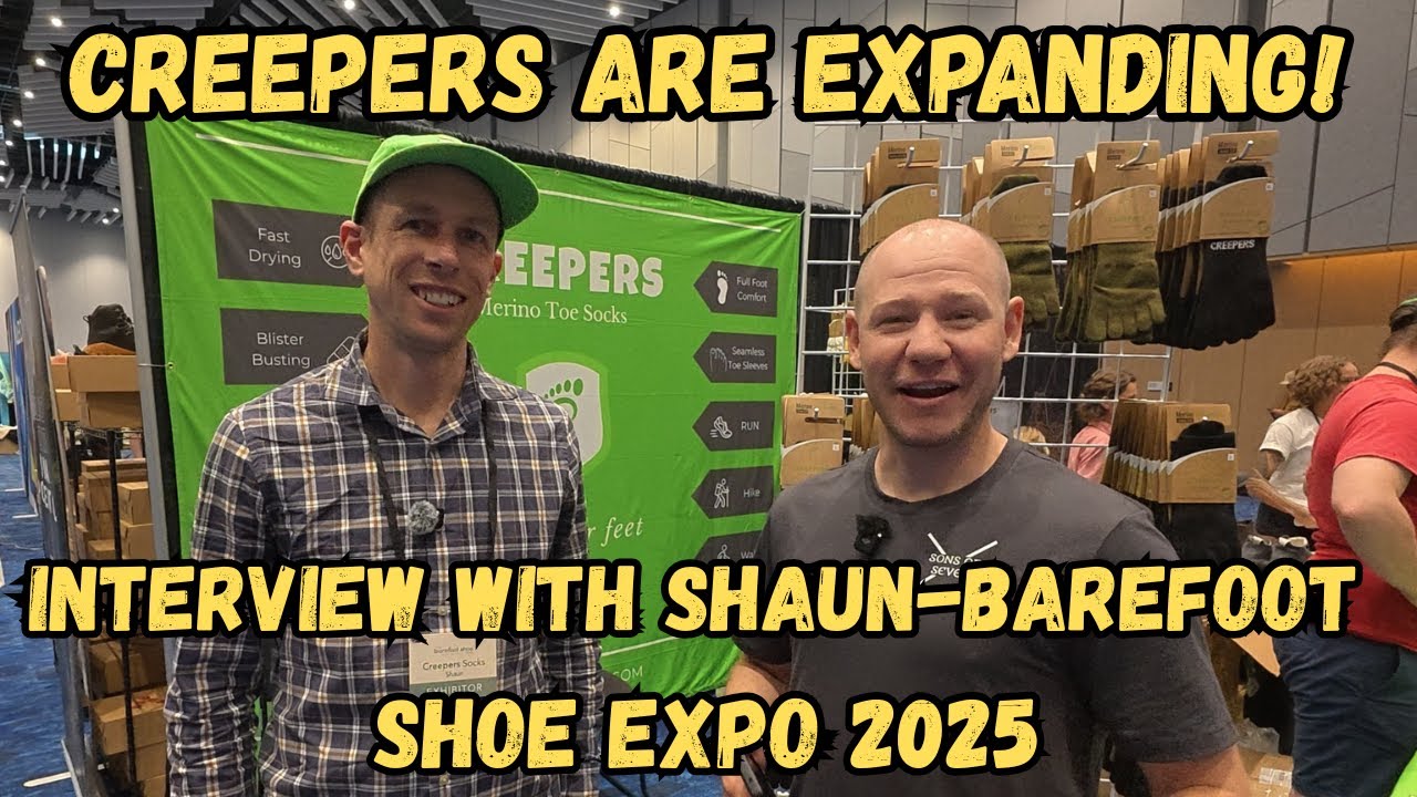 Creepers Toe Socks Interview Barefoot Shoe Expo 2025/Our Favorite Toe Sock Brand!