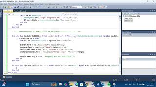 Quiz Bahasa Pemrograman - Form Data Mahasiswa Vb.net SQL Server