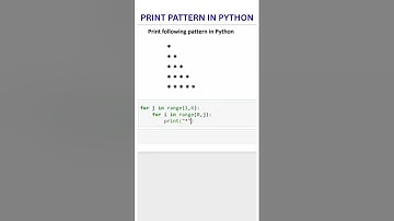 Print the given pattern in python? #python #shorts( python for beginners )#python #programming