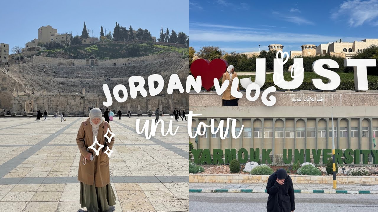 Visit my dream uni ☁️✨| JUST & Yarmouk University Tour 🎓